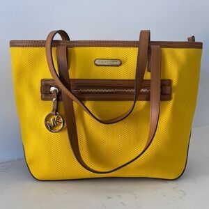 Michael Kors Kempton Yellow Tote Bag